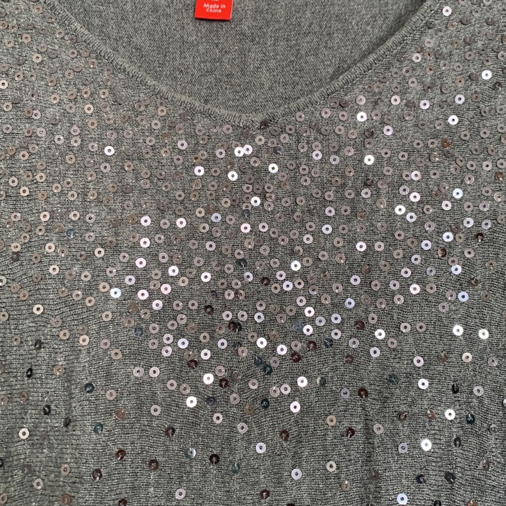 Elle grey sparkly blouse - Picture 3 of 4